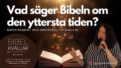 VAD BIBELN SÄGER OM FÖRHÅLLANDEN - KRISTENDOM - 2024